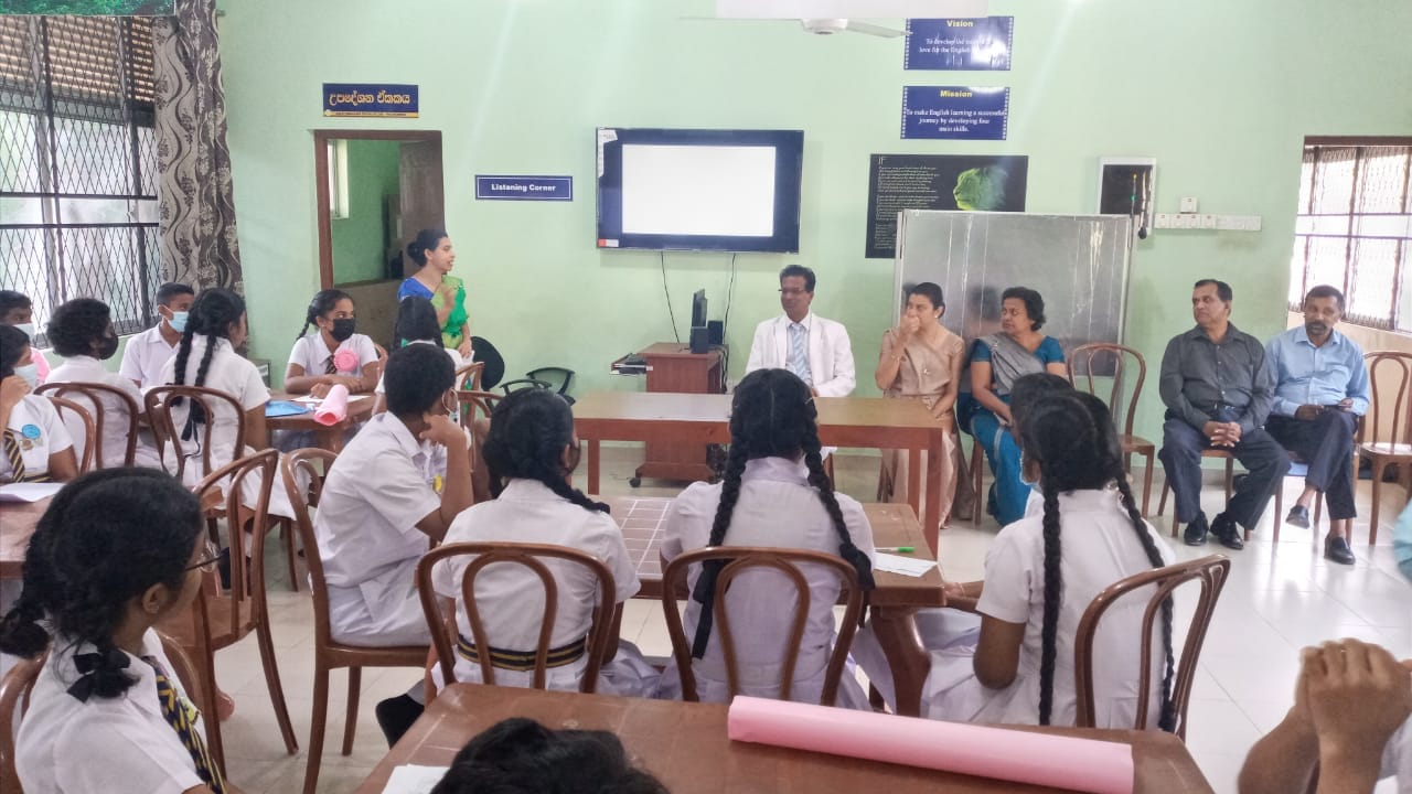 ඉංග්‍රීසි හා සාහිත්‍යය අංශය මගින් සිසුන් ගේ ඉංග්‍රීසි කුසලතා සංවර්ධන වැඩමුළුව