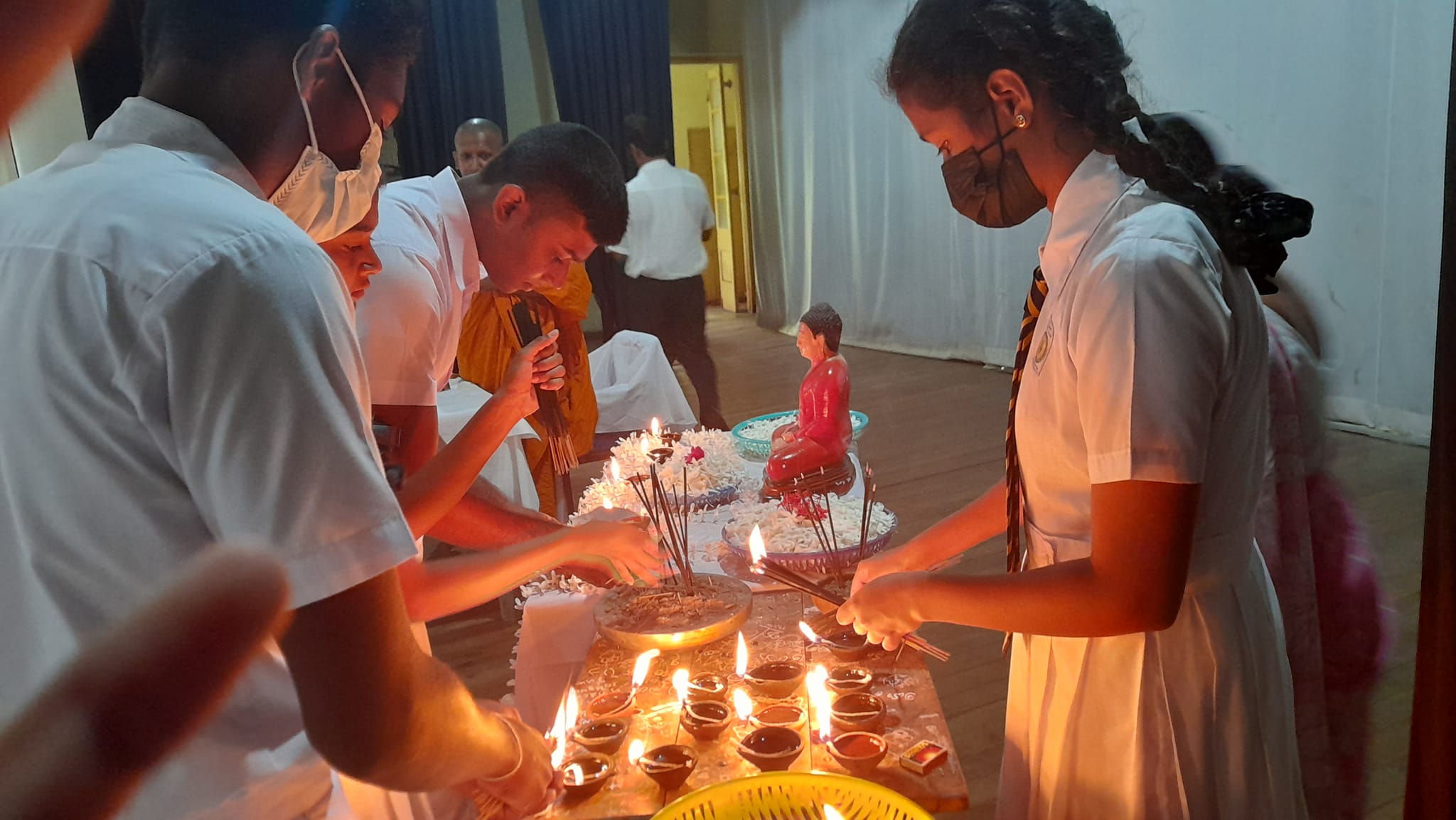 අපොස උසස් පෙළ අංශ වල දරුවන් වෙනුවෙන් පැවති පසු පෝදා ධර්ම දේශනය හා ආකල්ප සංවර්ධන වැඩසටහන.